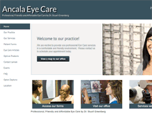 Tablet Screenshot of ancalaeyes.com